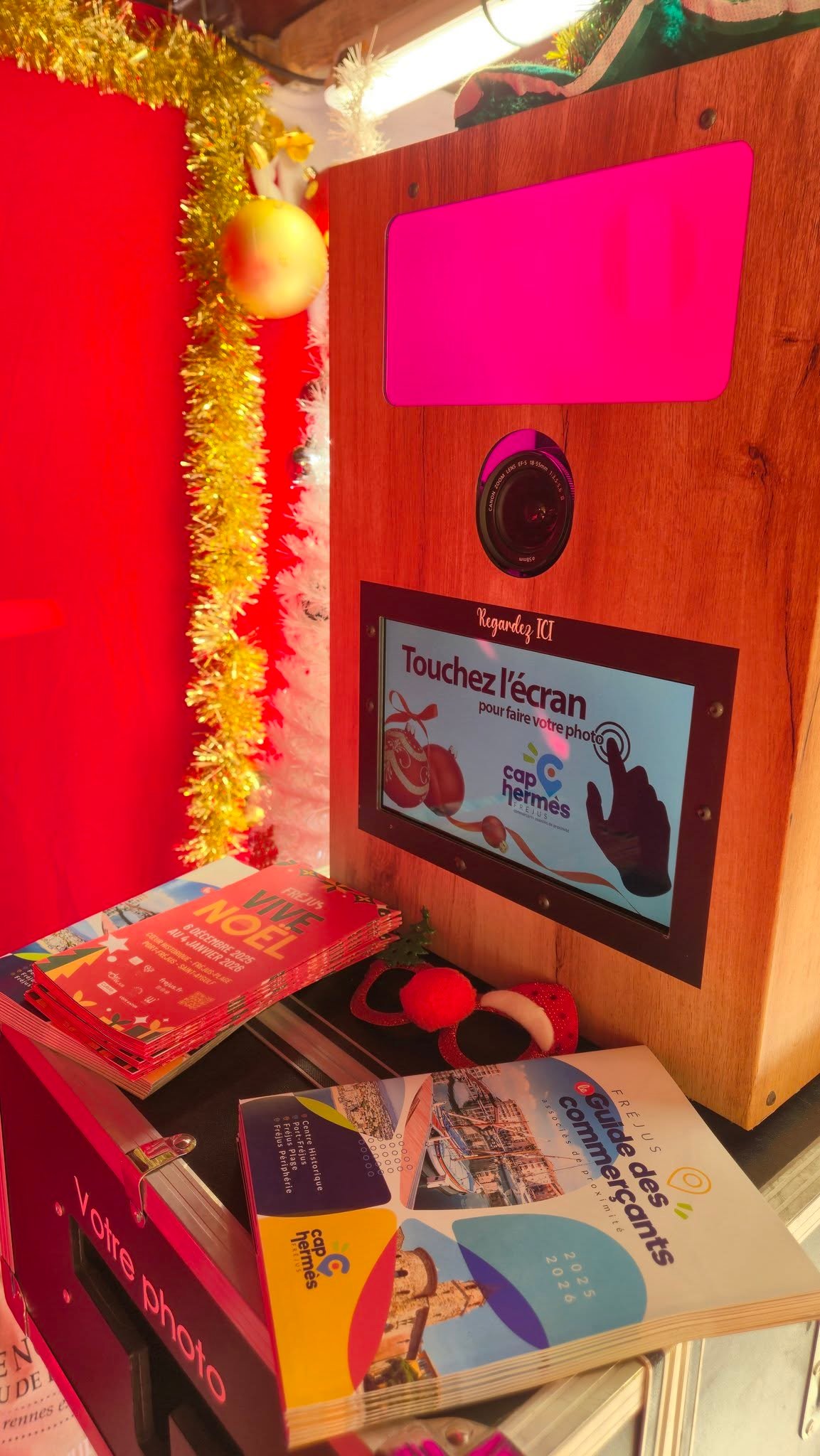 Photobooth de Noël Cap Hermès
