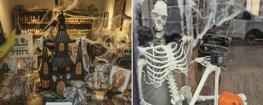 Rétrospective sur les vitrines d'Halloween 2025
